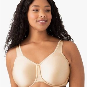 Wacoal Womens Full Figure Basic Beauty
Underwire Bra  Cream sz 32DDD
